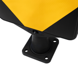 Morelock Yellow Bollard Keep Left Road Safety Traffic Highway Reflective Tape Flexible Removable Surface Mounted Anti-Ram High Visibility Durable Weather-Resistant Impact-Resistant Non-Corrosive