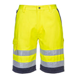 Portwest L043 Hi-Vis Lightweight Polycotton Shorts
