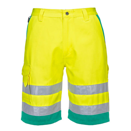 Portwest L043 Hi-Vis Lightweight Polycotton Shorts