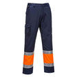 Portwest L049 Hi-Vis Lightweight Contrast Class 1 Service Trousers