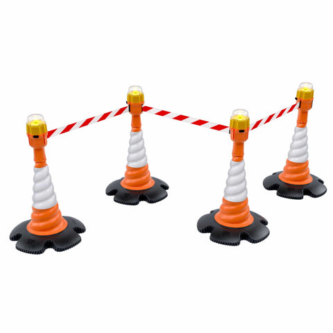 Retractable-barrier-cone-kit-Skipper-TM-traffic-safety-cone-retractable-tape-barrier-high-visibility-events-reflective-belt-portable-temporary-heavy-duty-prismatic-pvc-orange-warehouse-roaD-VISIBILITY-LIGHTS