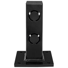 low-level-BLACK-BULL-ECO-barrier-modular-design-industrial-safety-warehouse-perimeter-protection-barricade-crash-impact-protection-boundary-fencing-collision-forklift-factories-guard-high-visibility-yellow-black-bolt-down-centre-middle-section