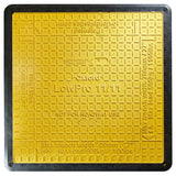 lowpro-11-11-trench-cover-lightweight-composite-HAUC-compliant-footway-walk-board-construction-non-anti-slip-pedestrian-site-safety-rubber-edge-high-visibility-yellow-heavy-duty-weather-resistant-polyethylene-utility-works-roadworks