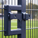 Lockmaster-single-double-leaf-swing-gate-access-steel-mesh-heavy-duty-durable-security-industrial-residential-anti-lift-customisable-lockable-fencing-fence-anti-clib-anti-vandal-versatile-secure-commercial
