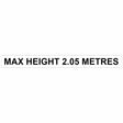 Height Restriction Barrier Warning Sign