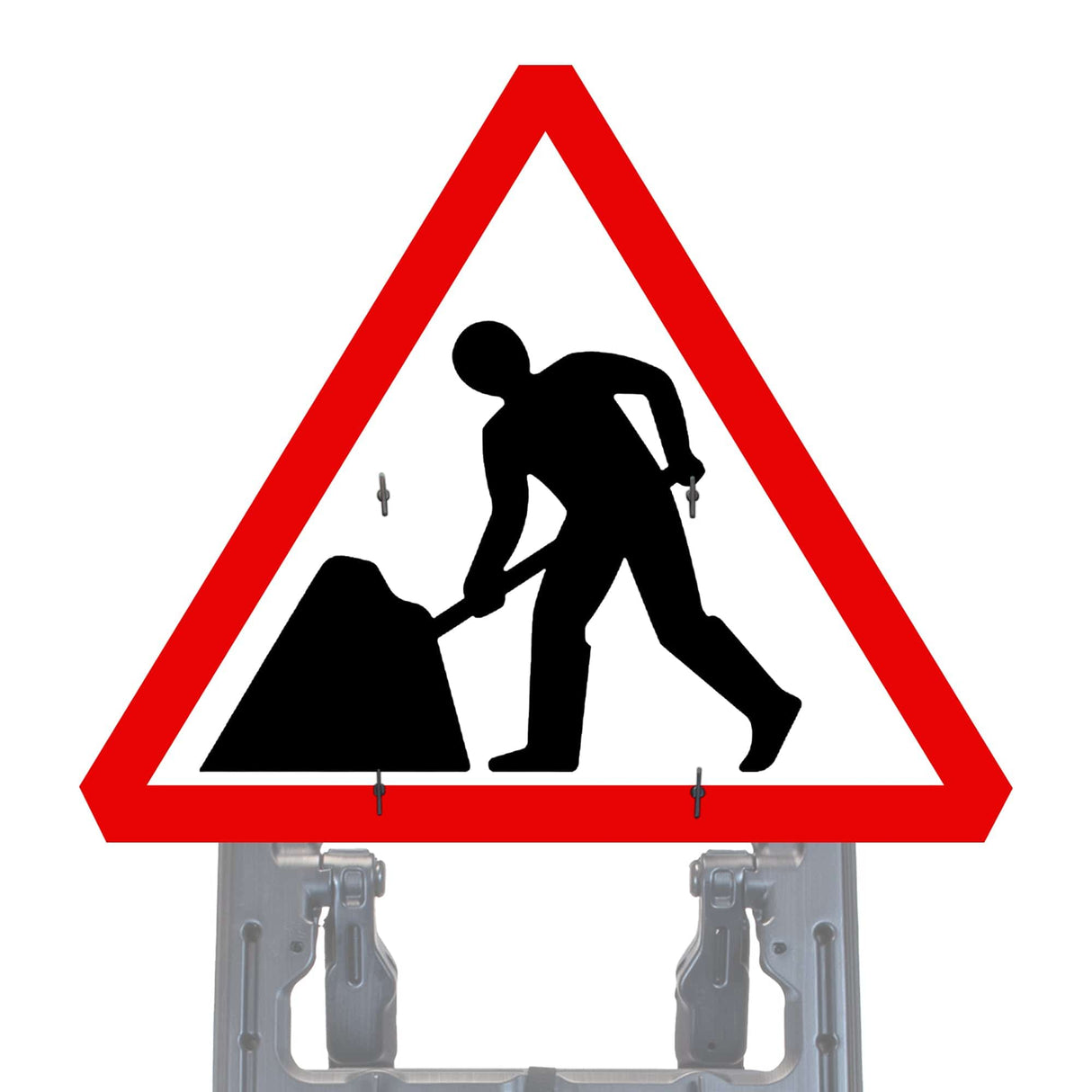 Reflective Quick Fit Sign Faces Chapter 8 Compliant The Red Book Road Sign High Visibility Traffic Safety Temporary Boards Custom Sign Frame RA1  HIP Class 2 RA2 Prismatic GRP Plastic Substrate Composite Dibond 