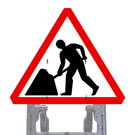 Reflective Quick Fit Sign Faces Chapter 8 Compliant The Red Book Road Sign High Visibility Traffic Safety Temporary Boards Custom Sign Frame RA1  HIP Class 2 RA2 Prismatic GRP Plastic Substrate Composite Dibond 