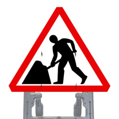 Reflective Quick Fit Sign Faces Chapter 8 Compliant The Red Book Road Sign High Visibility Traffic Safety Temporary Boards Custom Sign Frame RA1  HIP Class 2 RA2 Prismatic GRP Plastic Substrate Composite Dibond 