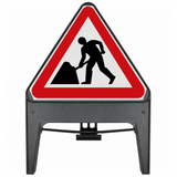 Men At Work without Supplementary Plate 750mm Q-Sign 7001