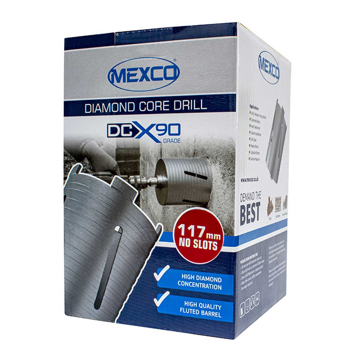 Mexco CDX90 Solid Dry Core Drills