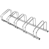 Basic Galvanised Steel Bike Rack - 2-5 Bike Capacity