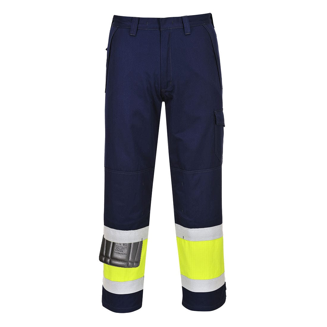 Portwest MV26 Modaflame Work Hi-Vis Class 1 Multi-Norm FR Trousers