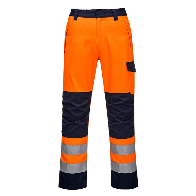 Portwest MV36 FR Modaflame Work HVO Multi-Norm Contrast Trousers