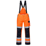 Portwest MV71 Waterproof Modaflame Rain+ Hi-Vis Multi-Norm Contrast FR Trousers