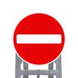 Reflective Quick Fit Sign Faces Chapter 8 Compliant The Red Book Road Sign High Visibility Traffic Safety Temporary Boards Custom Sign Frame RA1  HIP Class 2 RA2 Prismatic GRP Plastic Substrate Composite Dibond 