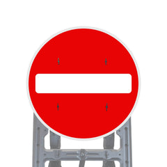 Reflective Quick Fit Sign Faces Chapter 8 Compliant The Red Book Road Sign High Visibility Traffic Safety Temporary Boards Custom Sign Frame RA1  HIP Class 2 RA2 Prismatic GRP Plastic Substrate Composite Dibond 