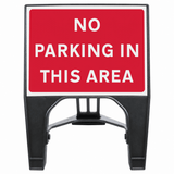 No Parking In This Area 600 x 450mm Q-Sign