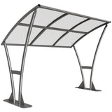 Newton-open-sided-bike-shelter-clear-roof-outdoor-bicycle-cycle-secure-steel-commercial-weatherproof-durable-enclosure-schools-university-college-flanged-base-plates-bolt-down-galvanised