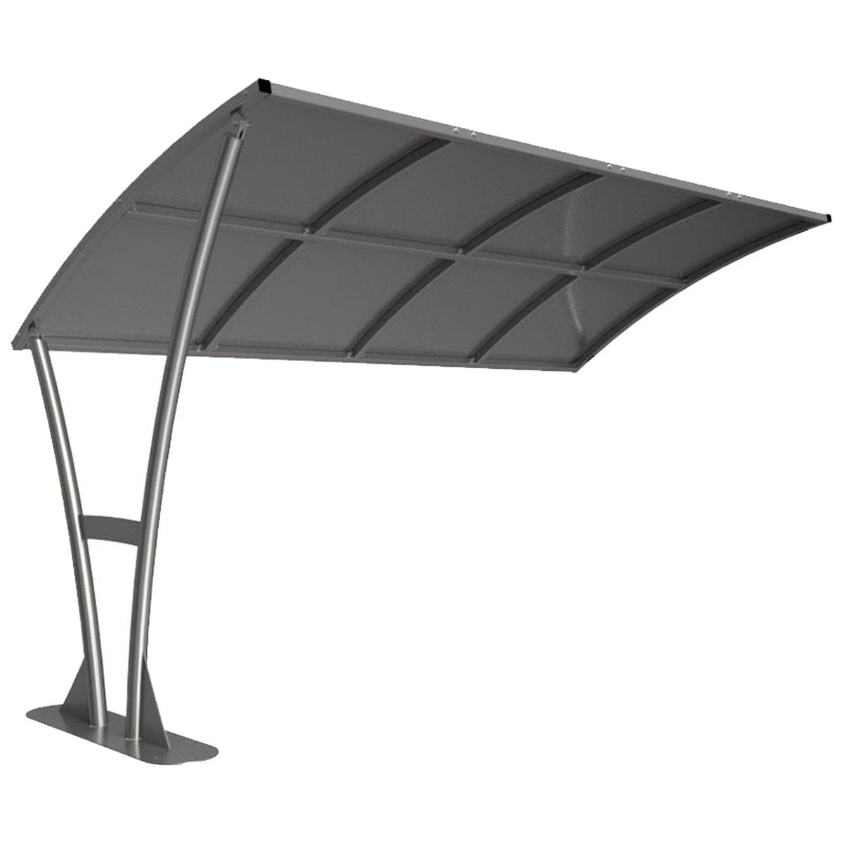Newton Open Sided Bike Shelter Galvanised Roof 2m 2 | SSUK