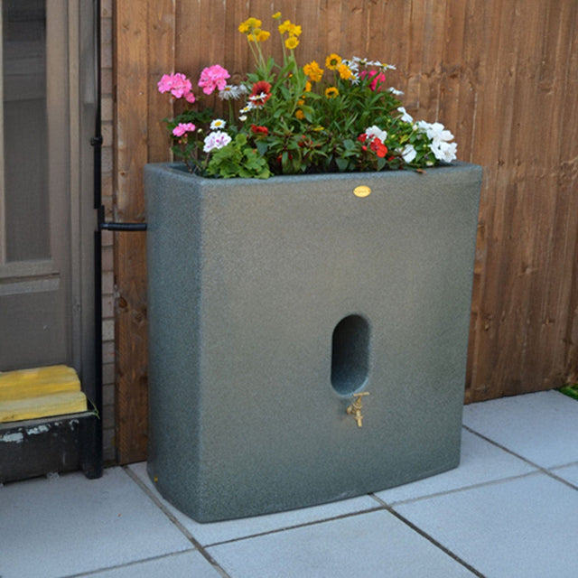 Oasis Water Butt with Double Planter