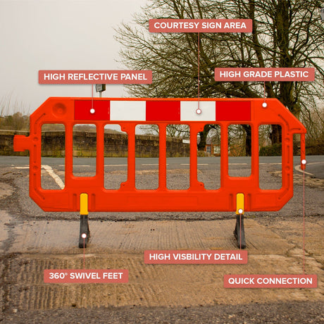 Chapter-8-gate-barrier-road-street-safety-roadside-reflective-temporary-roadworks-barricade-groundworks-construction-events-protection-anti-trip-wind-resistant-reflective-high-visibility-HDPE-events-queues-building-sites-custom-colour