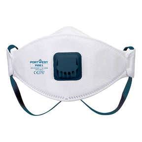 Portwest P261 Trifold Valved Dolomite FFP2 Respirator (Pk10)