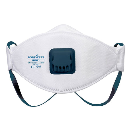 Portwest P261 Trifold Valved Dolomite FFP2 Respirator (Pk10)
