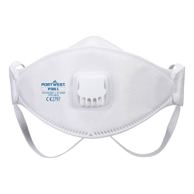 Portwest P361 Trifold Valved Dolomite FFP3 Respirator (Pk10)