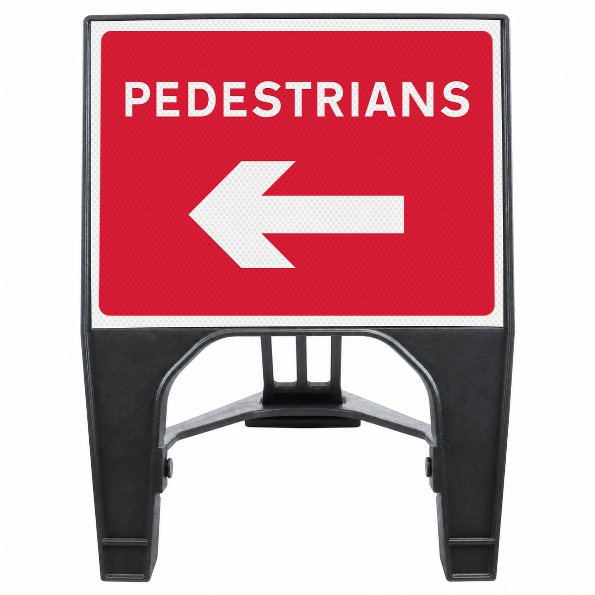 Pedestrians Left 600 x 450mm 7018a Q-Sign