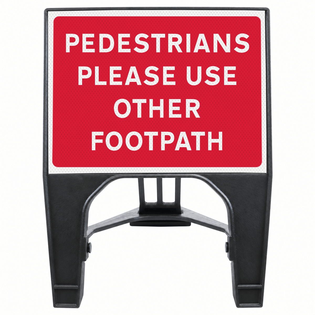 Pedestrians Please Use Other Footpath 600 x 450mm Q-Sign