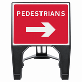 Pedestrians Right 600 x 450mm 7018b Q-Sign