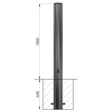 plain-round-stainless-steel-bollard-autopa-fixed-1000m-above-ground-urban-outdoor-weatherproof-cityscape-impact-protection-anti-ram-security-post-pedestrian-safety-barrier-pillar-street-furniture-commercial-heavy-duty-robust