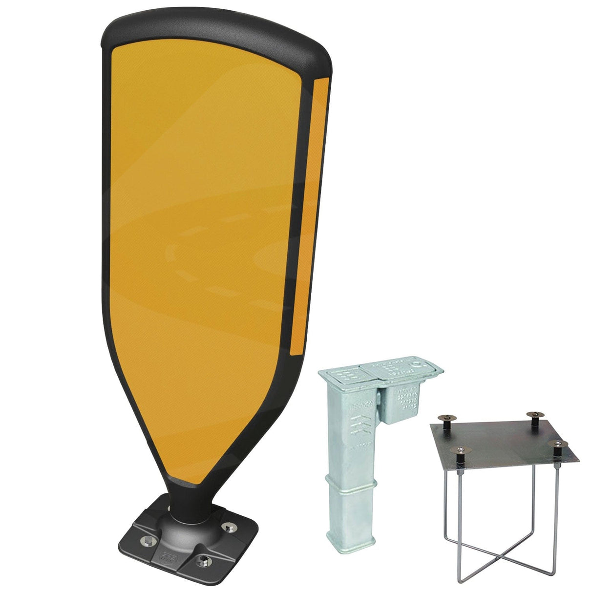 Retroreflective Reboundable Self-Righting Bollard