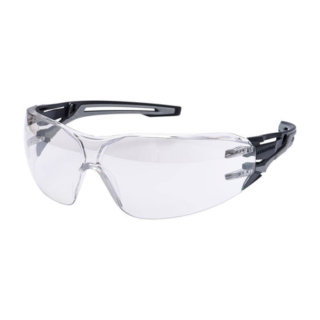 Portwest PR01 Anthracite Wraparound Safety Glasses