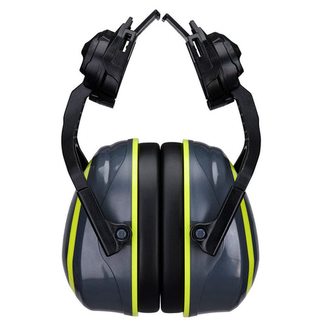 Portwest PW04 HV Extreme Ear Defenders Medium Clip-On Metal Free