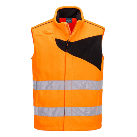Portwest PW231 Class 2 PW2 Hi-Vis Fleece Bodywarmer