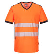 Portwest PW310 Class 2 PW3 Hi-Vis V-Neck Mesh Insert T-Shirt S/S