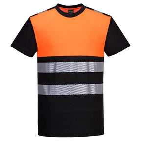 Portwest PW311 PW3 Hi-Vis Cotton Comfort Class 1 T-Shirt S/S