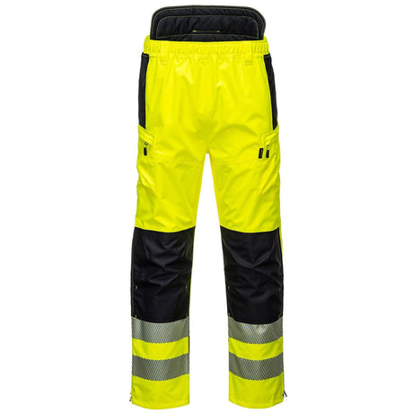 Portwest PW342 Class 2 Waterproof PW3 Hi-Vis Extreme Rain Trousers