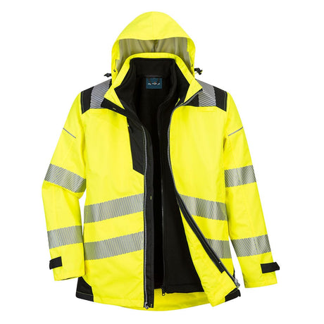 Portwest PW365 Class 3 PW3 Hi-Vis 3-in-1 Jacket