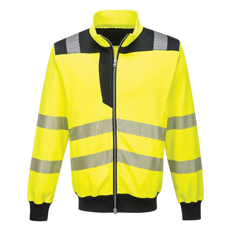 Portwest PW370 Class 2 PW3 Hi-Vis Zip Sweatshirt