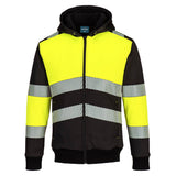 Portwest PW377 PW3 Hi-Vis Zipped Class 1 Winter Hoodie