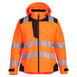 Portwest PW389 Class 2 Waterproof PW3 Hi-Vis Women's Rain Jacket