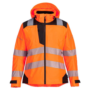Portwest PW389 Class 2 Waterproof PW3 Hi-Vis Women's Rain Jacket