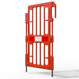 Q-Fence-melba-swintex-plastic-HERAS-barrier-fencing-panel-2-metre-tall-reflective-chapter-8-non-conductive-safety-recyclable-customisable-lightweight-portable-events-construction-site-high-visibility-durable-orange