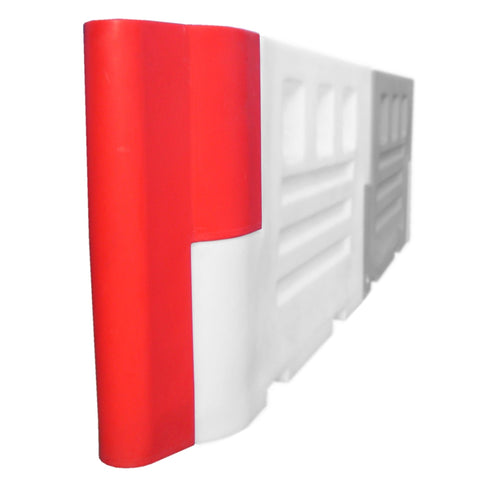 RB2000-front-stop-water-filled-road-traffic-barrier-safety-constrution-site-events-barricades-pedestrian-temporary-lightweight-heavy-duty-durable-recycled-industrial-weatherproof-customisable-polythene-red-white-robust-security-forklift-mesh-hoarding-hook-eye-connection