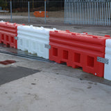 RB22-crash-tested-barrier-BSEN1317-compliant-road-safety-vehicle-restraint-system-highway-guardrail-fence-impact-barrier-heavy-duty-racecourse-construction-events-crowd-control-temporary-modular-security-traffic-barricade-high-visibility