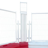 RB22-crash-tested-barrier-hoarding-mesh-extension-fencing-panel-mdpe-BSEN1317-compliant-side-joining-plate-road-safety-vehicle-restraint-system-highway-guardrail-fence-impact-heavy-duty-racecourse-construction-events-crowd-control-temporary-modular-security-traffic-barricade-high-visibility