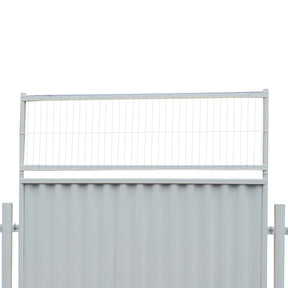 RB22-crash-tested-barrier-security-hoarding-panel-site-and-pedestrian-safety-anti-climb-mesh-highway-delineation-water-filled-system-connection-post-durable-easy-to-install-mesh-fencing-extension-panel