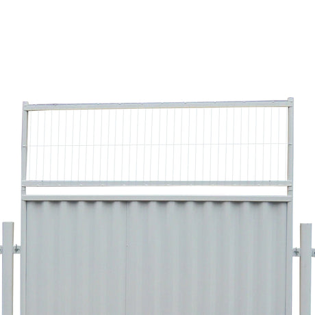 RB22-crash-tested-barrier-security-hoarding-panel-site-and-pedestrian-safety-anti-climb-mesh-highway-delineation-water-filled-system-connection-post-durable-easy-to-install-mesh-fencing-extension-panel